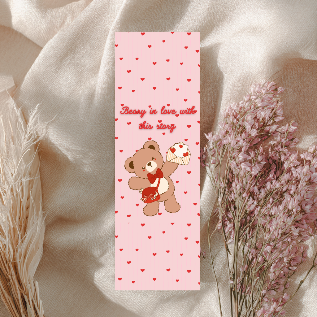 Romance Bear Bookmark