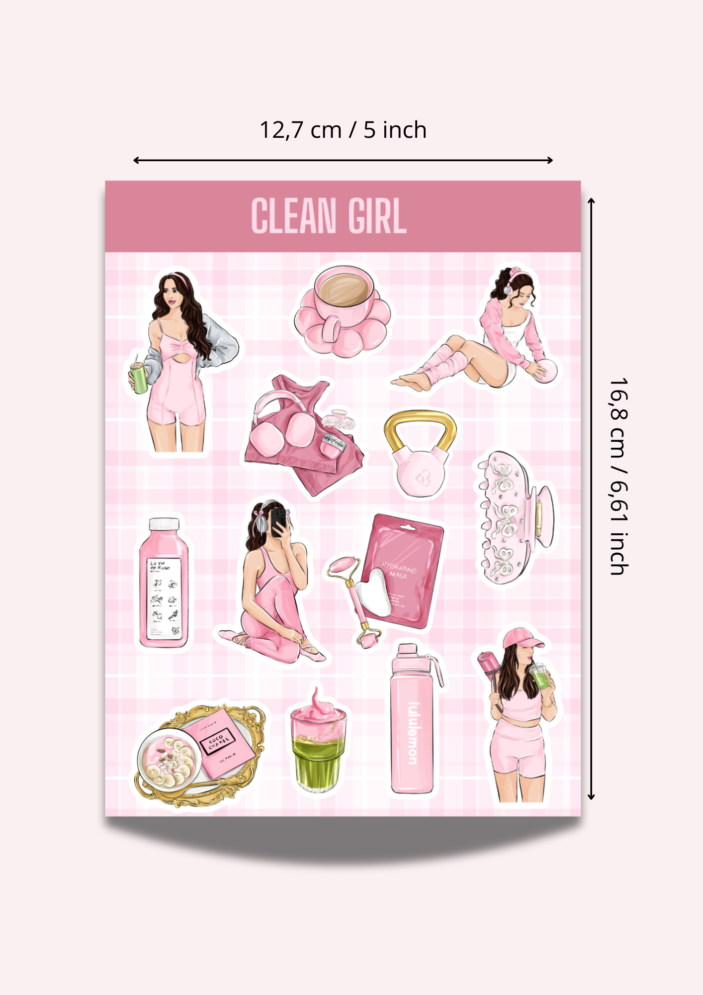 Clean Girl Sticker Sheet