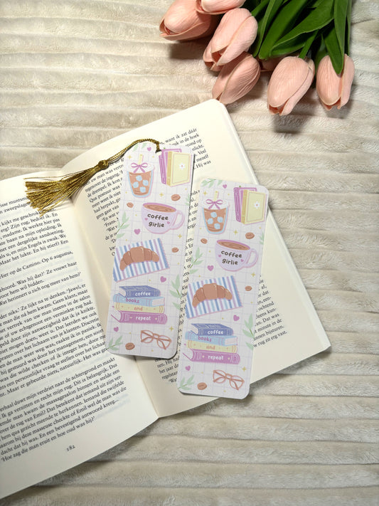 Ice Coffee Girlie Bookish Bookmark