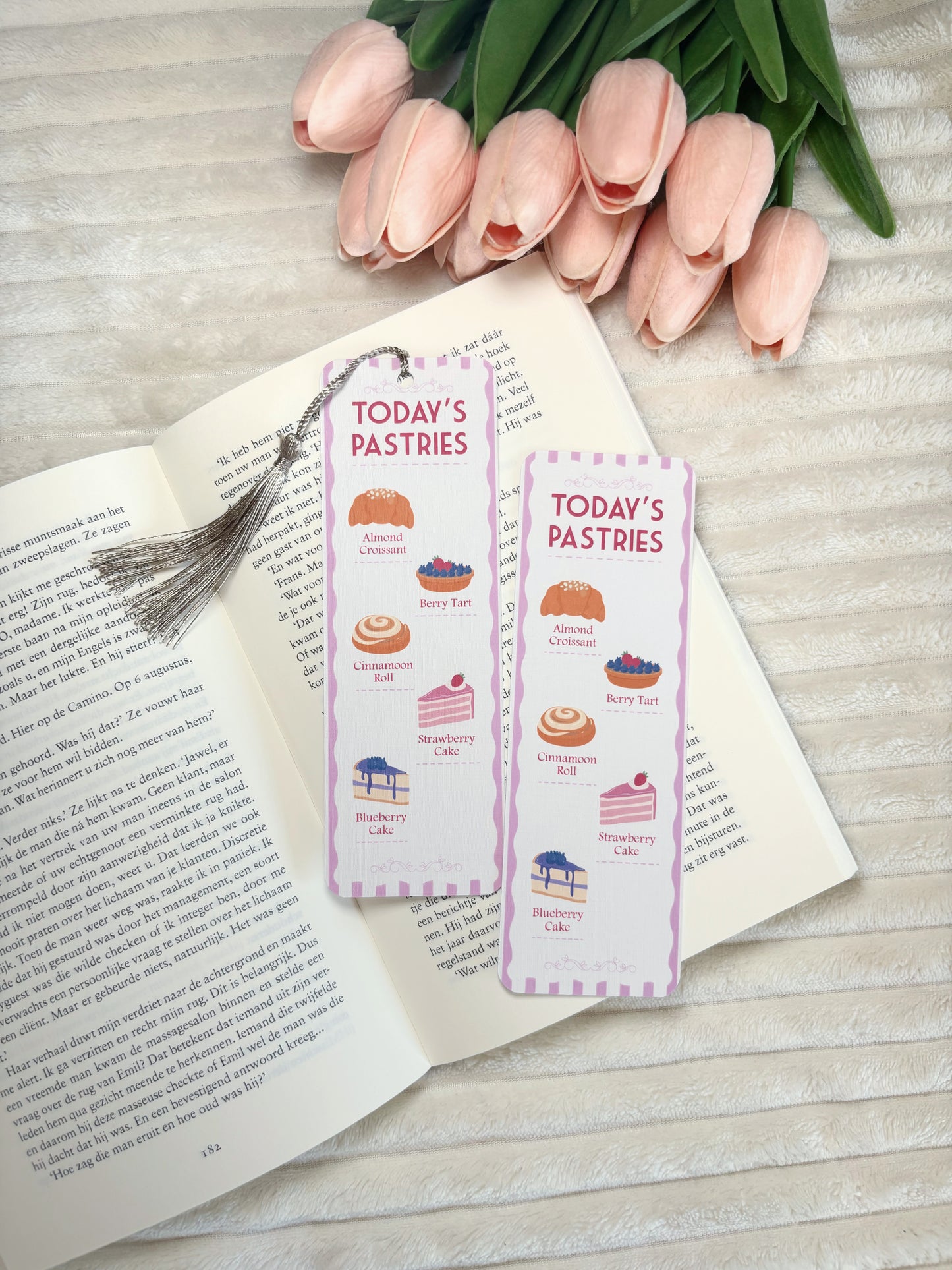 Menu Today’s Pastries Bookmark