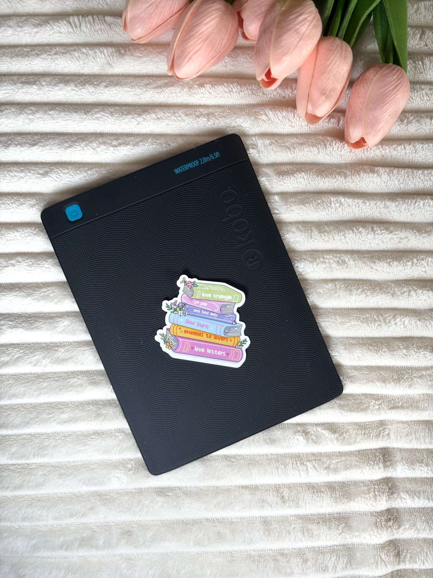 Romantic Books Die Cut Sticker