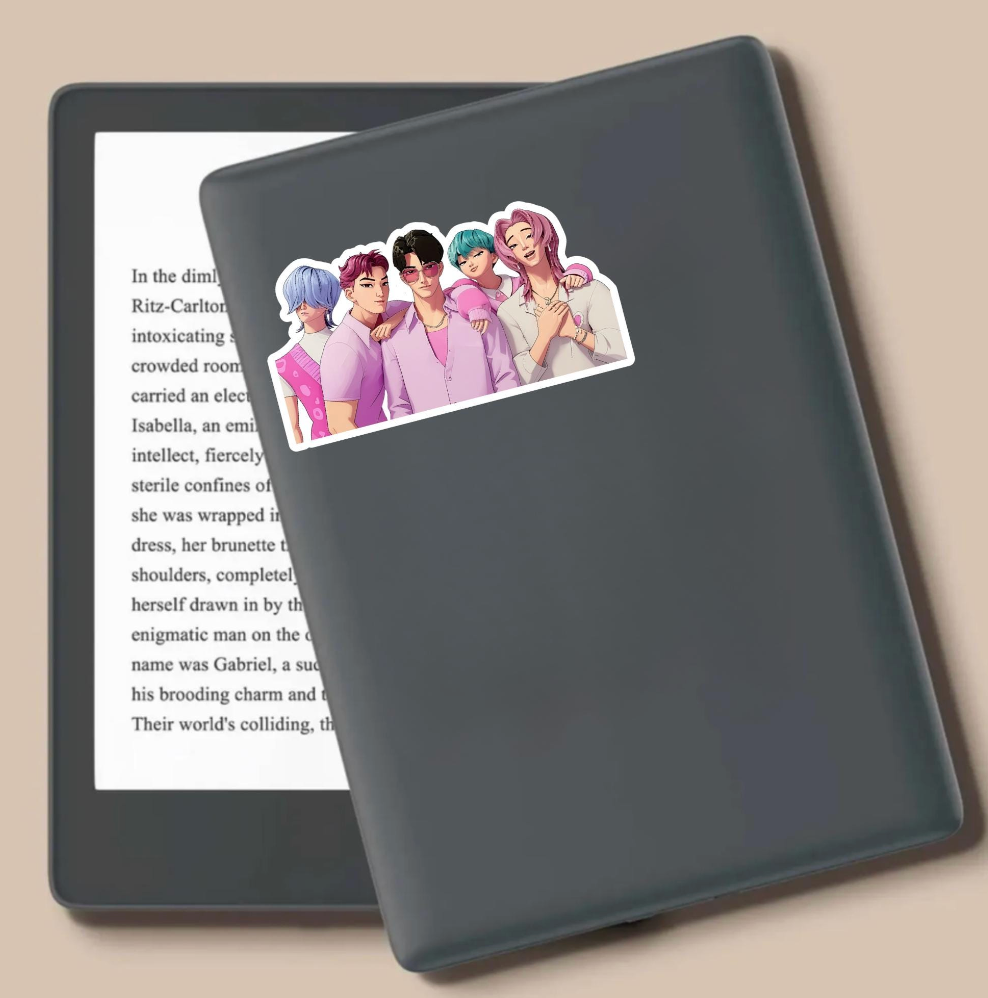 Saja Boys Kpop Demon Hunters Die Cut Sticker