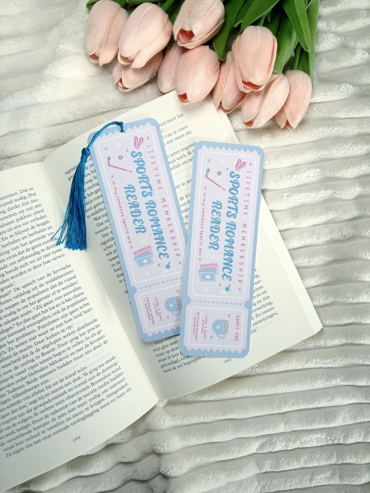 Sports Romance Reader Bookmark