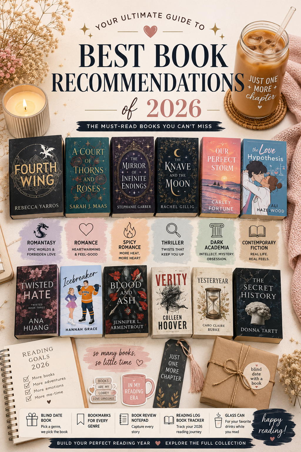 Boeken aanraders 2026: de beste must-reads per genre