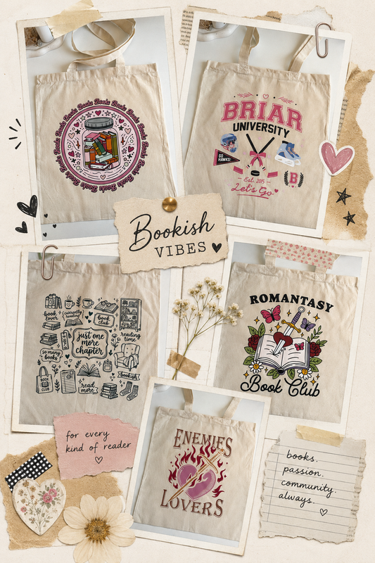 Bookish tote bags: draag jouw leesliefde met je mee