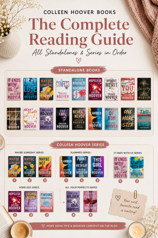 Colleen Hoover boeken volgorde: de complete gids (2026)