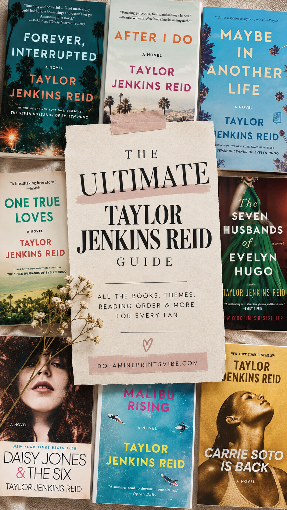 Taylor Jenkins Reid boeken volgorde: Evelyn Hugo, Daisy Jones en alle romans (2026)