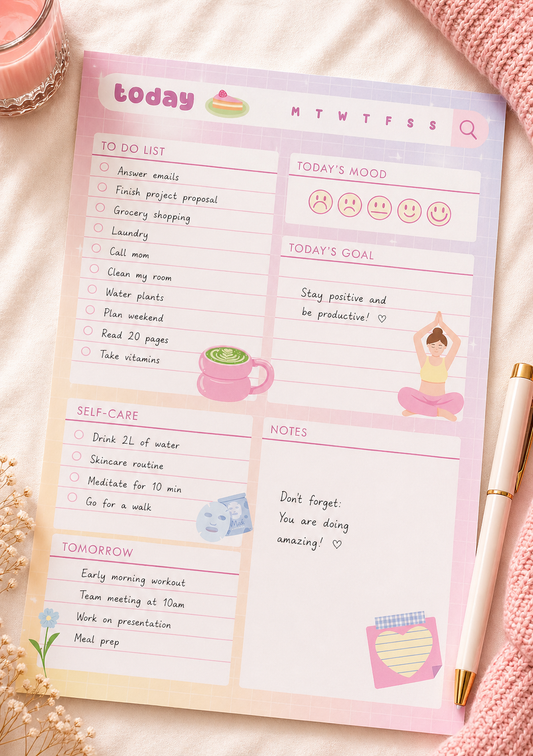 Self care routine plannen: zo gebruik je een dagplanner voor meer zelfzorg