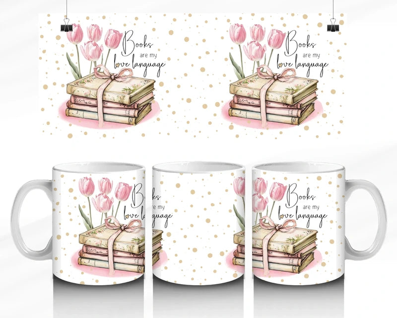 Books Are My Love Language 11oz Mug