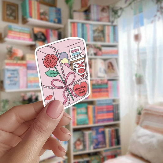 Blind Date Book Die Cut Sticker