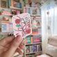 Blind Date Book Die Cut Sticker