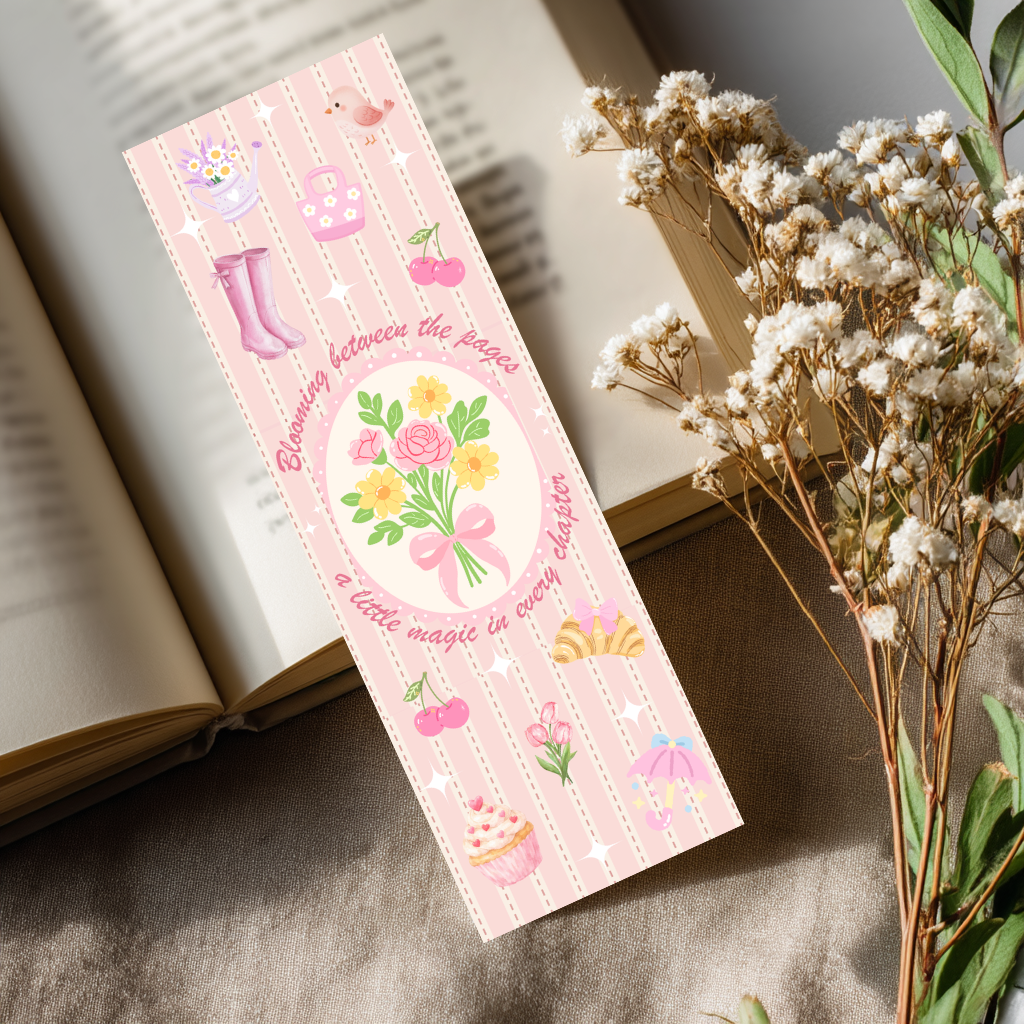 Spring Coquette Bookmark