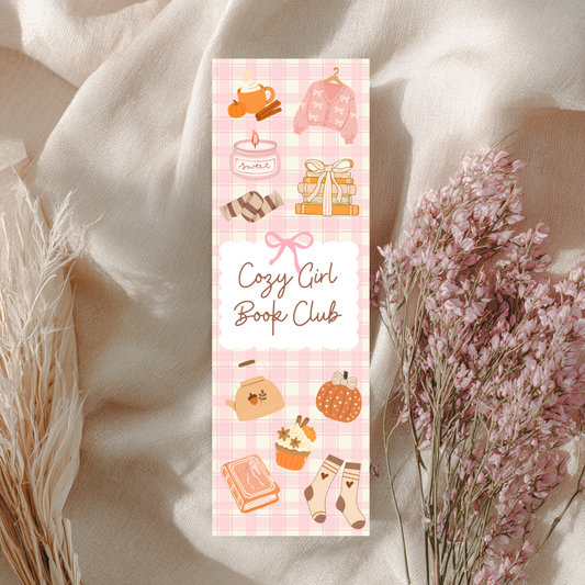 Cozy Girl Book Club Bookmark