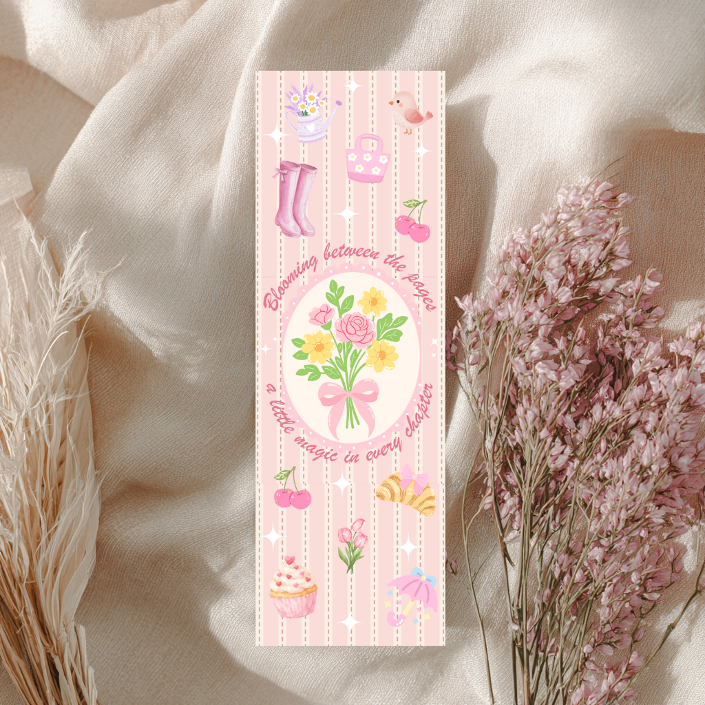 Spring Coquette Bookmark