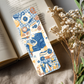 Christmas Blue Winter Glow Bookmark