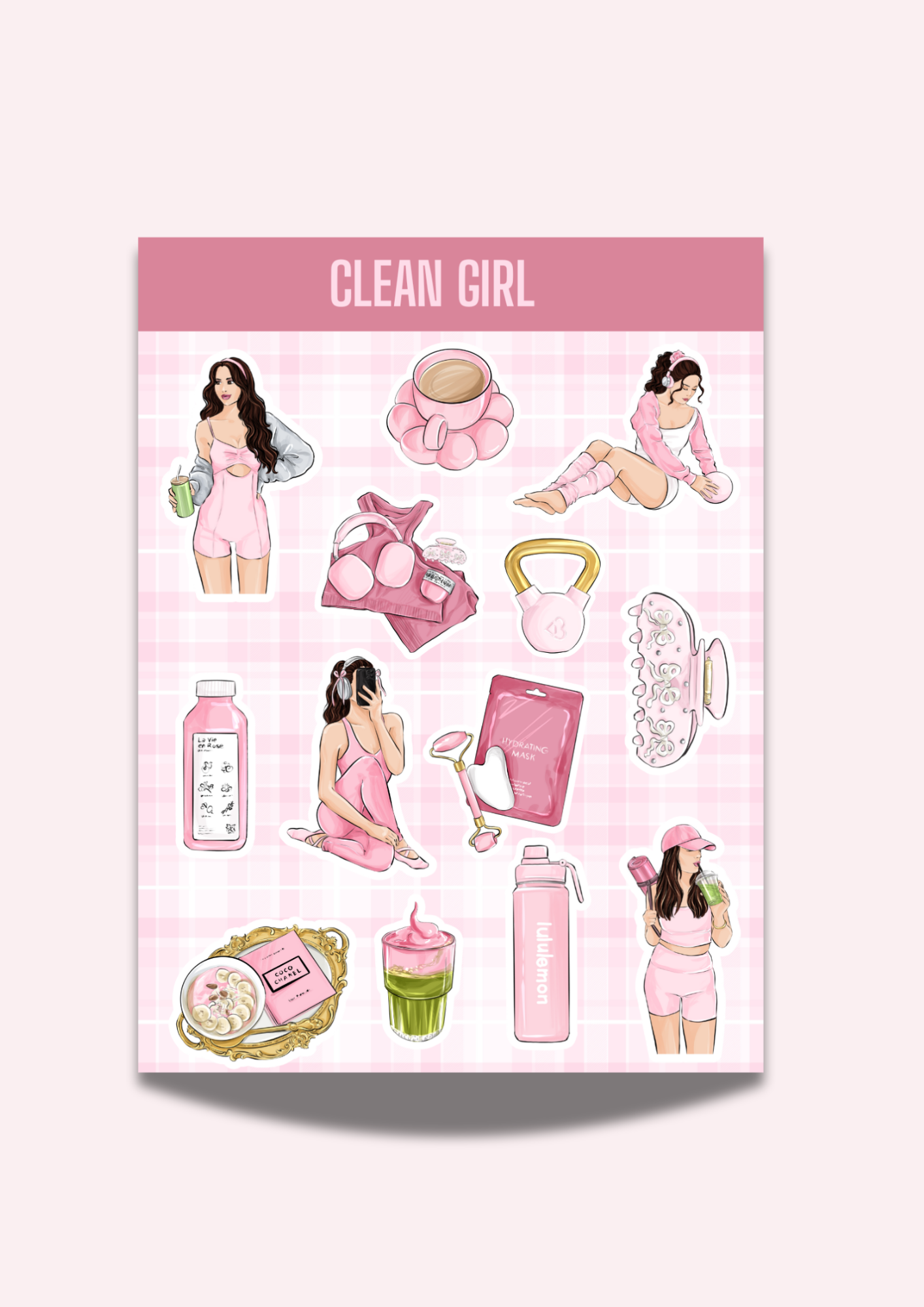Clean Girl Sticker Sheet