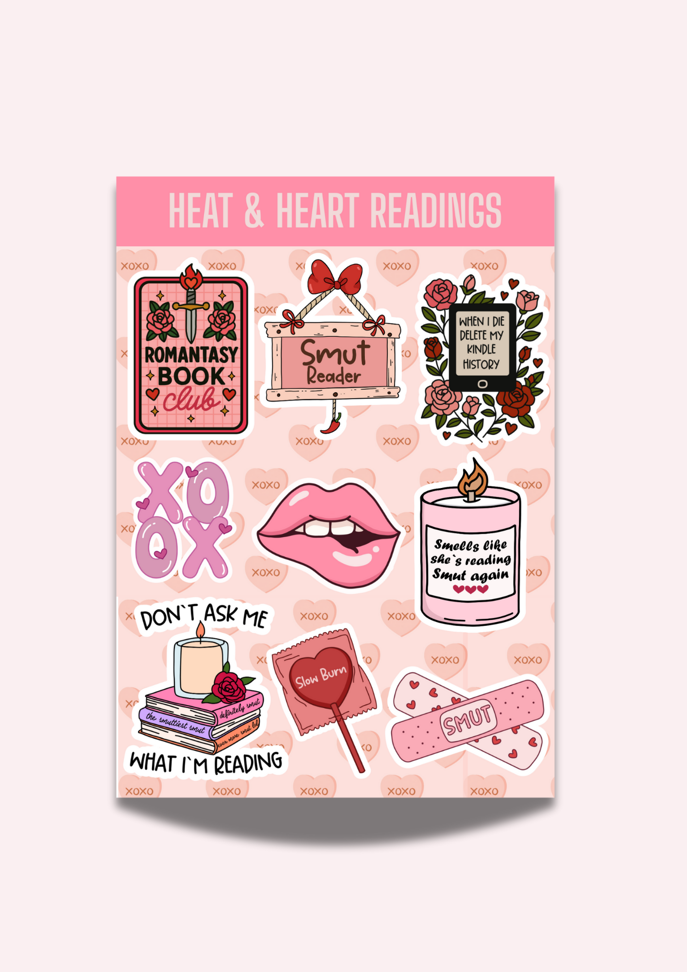 Heat & Hearth Readings Sticker Sheet