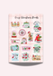 Christmas Reads Sticker Sheet