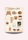 Cinnamon Girl Fall Sticker Sheet