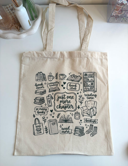 Book Lover Tote Bag | Katoenen Bookish Tas voor Boekenliefhebbers