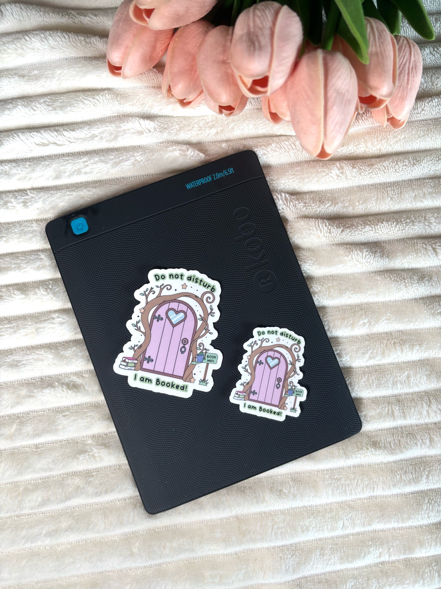 Book Mail Do Not Disturb I’m Booked Die Cut Sticker