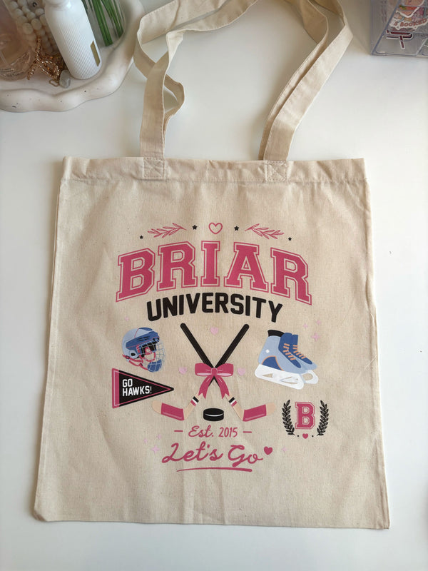 Briar University Tote Bag | Katoenen Hockey Romance Book Lover Tas