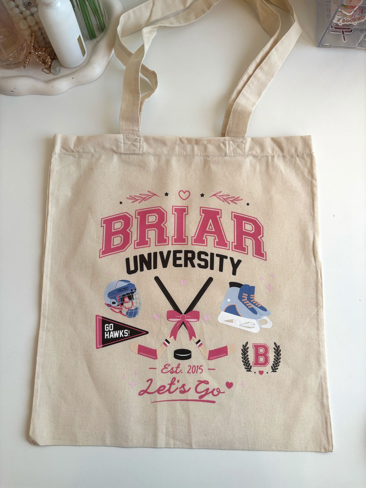 Briar University Tote Bag | Katoenen Hockey Romance Book Lover Tas