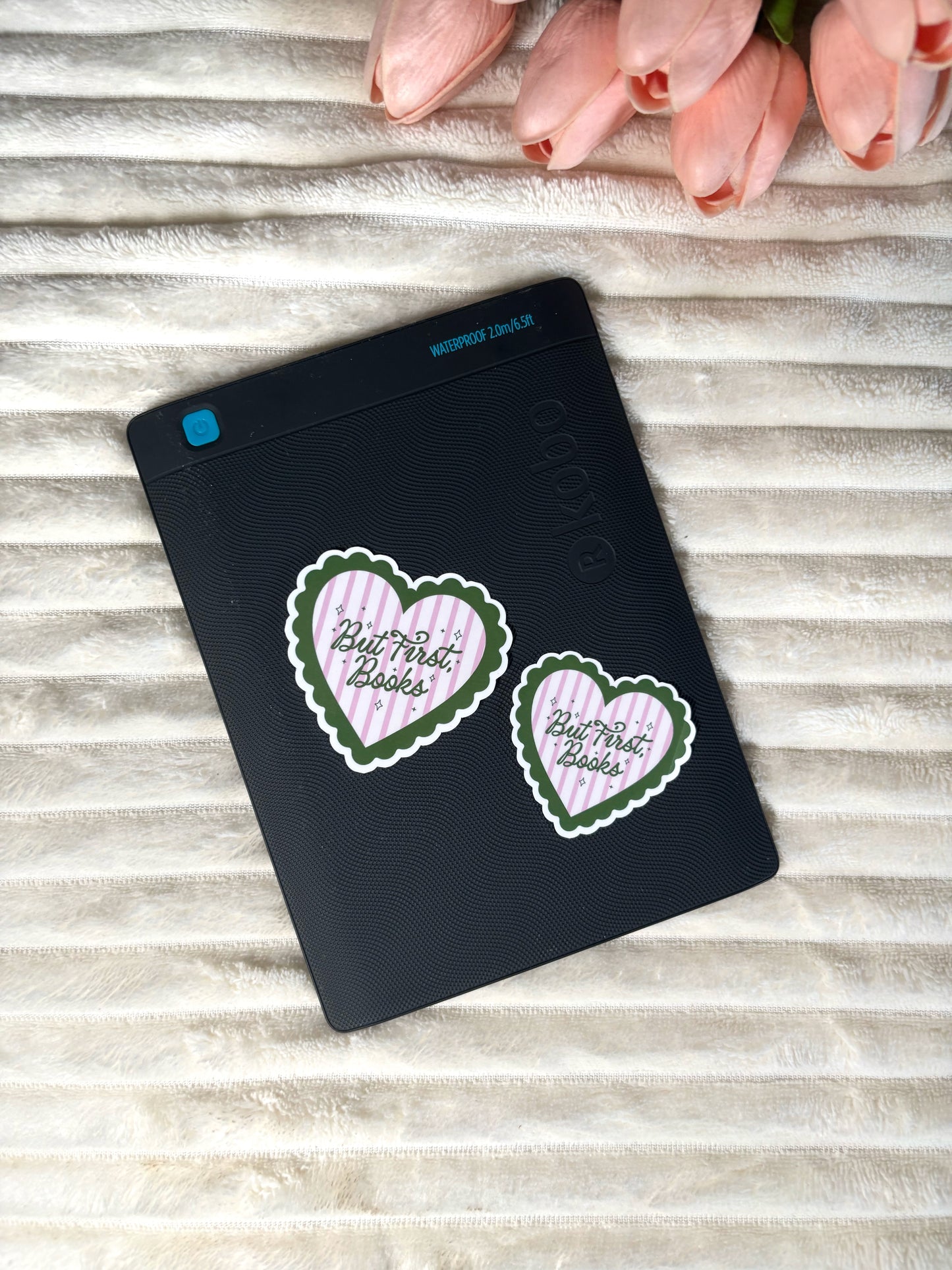 But First Coffee, Books, Matcha or Snacks Die Cut Sticker