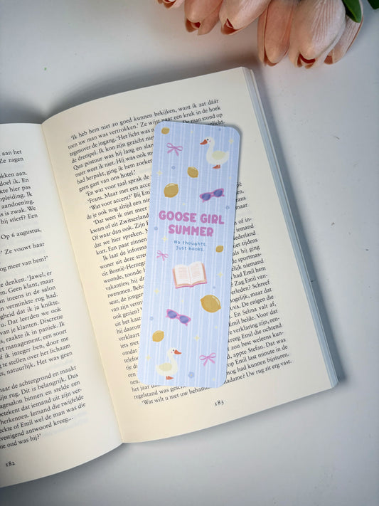 Goose Girl Summer Boekenlegger | Summer Reading Bookmark