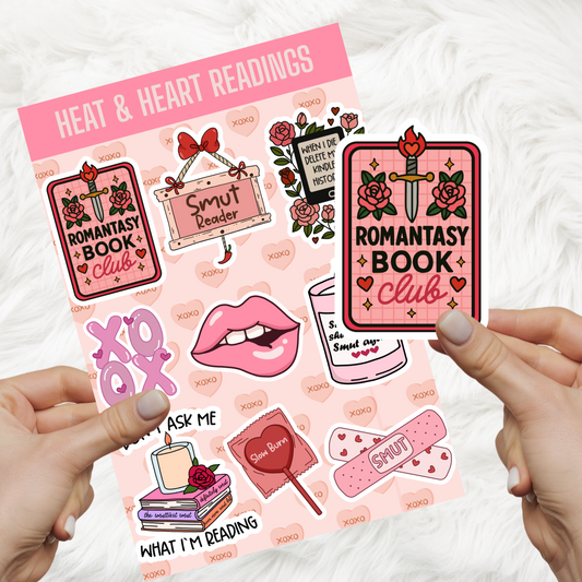 Heat & Hearth Readings Sticker Sheet