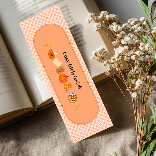 Cozy Girlie Essentials Bookmark