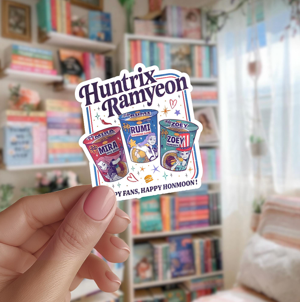 Huntrix Ramyeon Die Cut Sticker