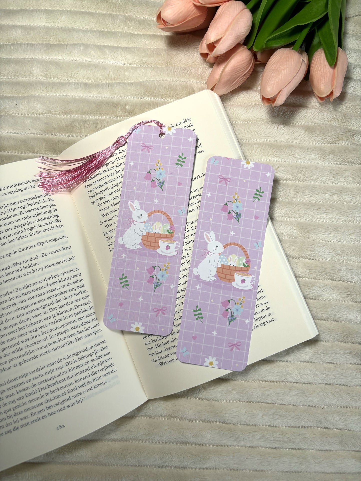 Spring Easter Bunny Bookmark
