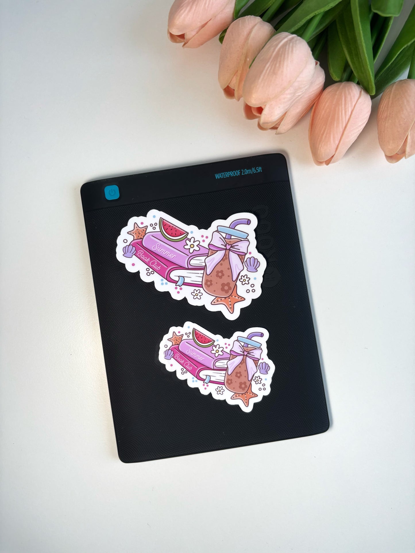 Summer Book Club Die Cut Sticker | Bookish Summer Sticker