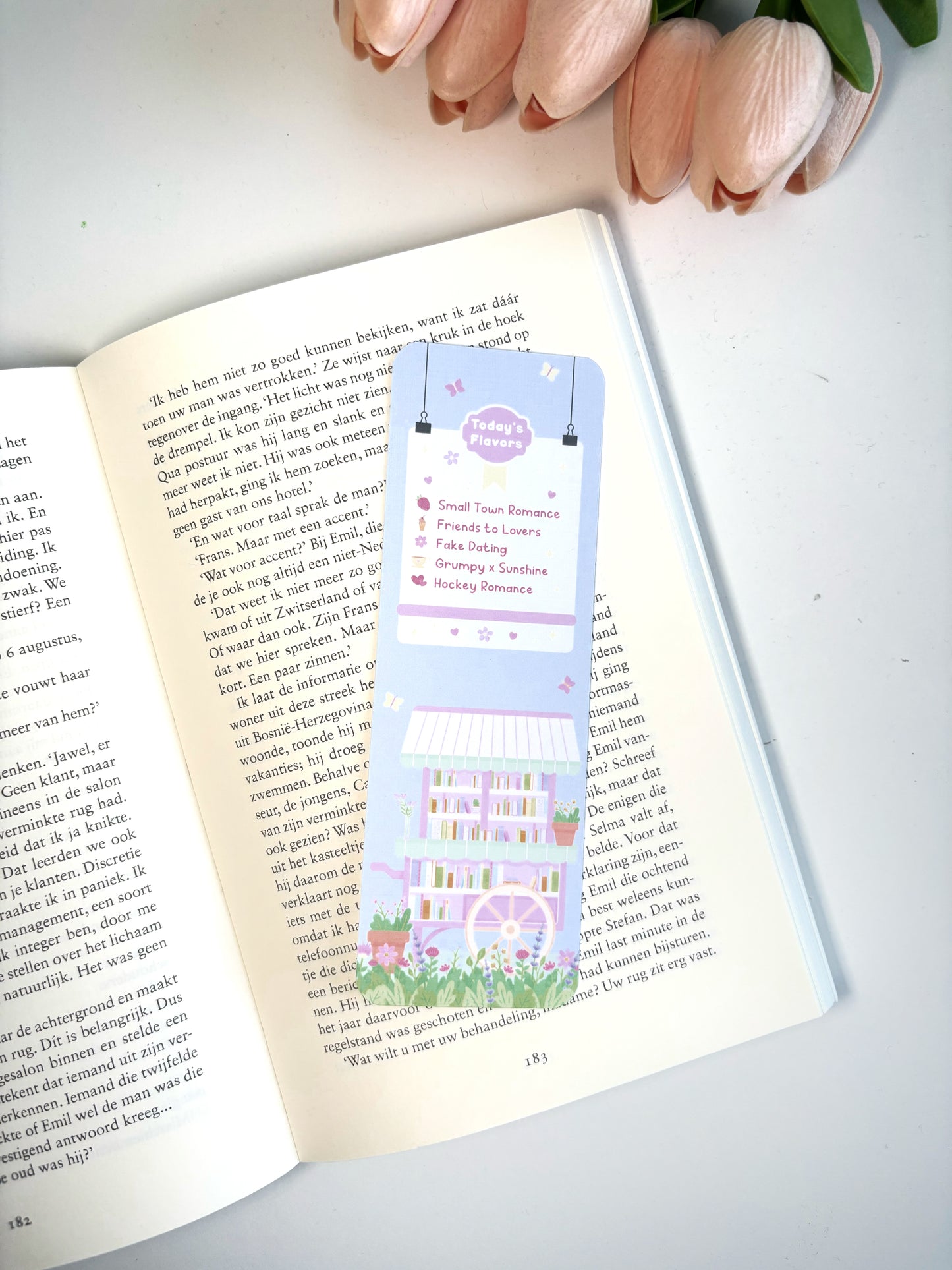 Today's Flavors Boekenlegger | Romance Tropes Bookmark