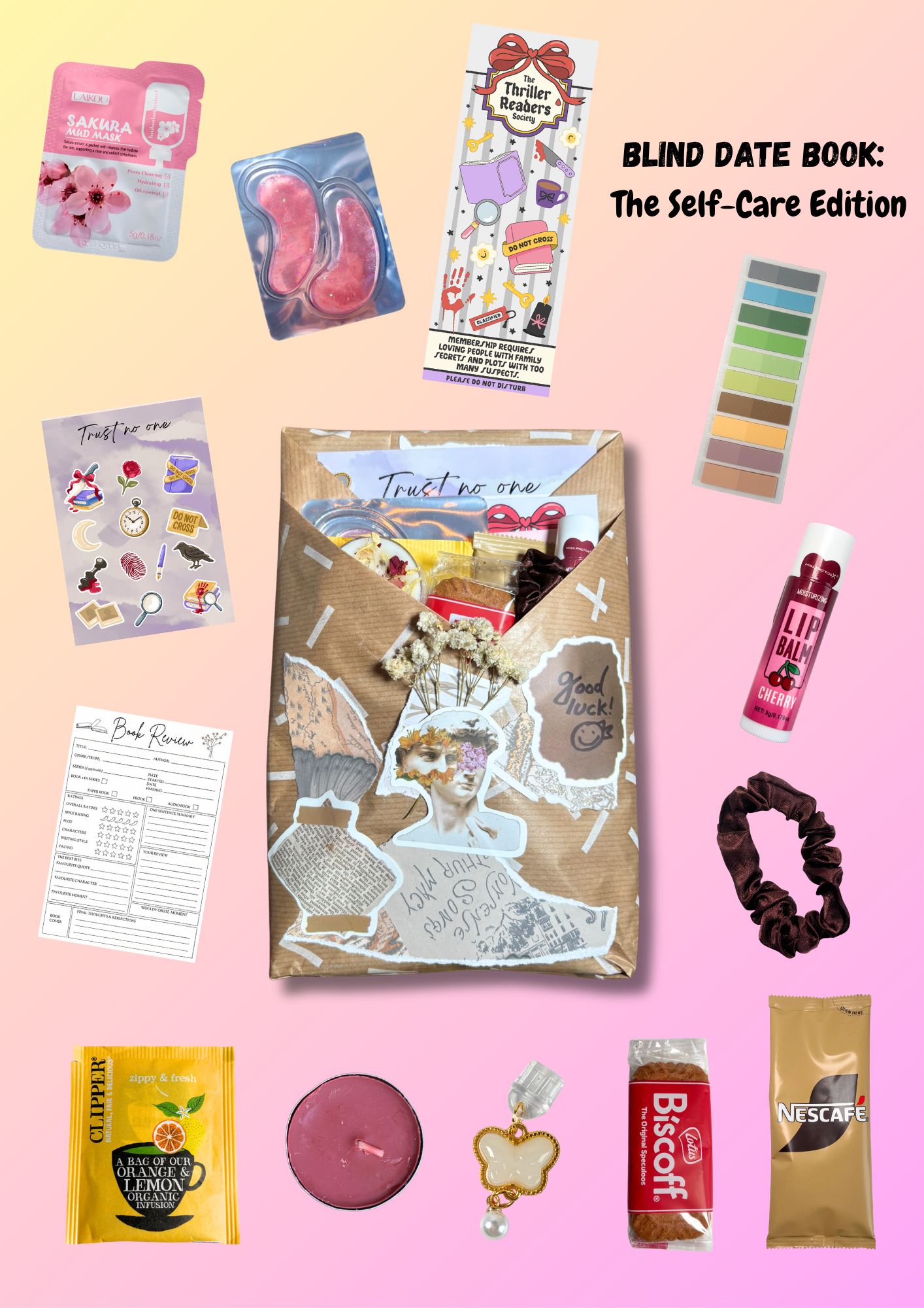 Blind Date Book Self Care Edition